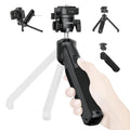 ULANZI TT38 One-Click Opening Vlogging Tripod Uka Quick-Release F38 w Cold Shoe Panoramic Ball Head w Hidden Hook, Camera Tabletop Flexible Travel Tripods for Sony/Canon/Nikon/Fujifilm and More - color: TT38 Tripod