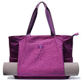 ESVAN Yoga Mat Bag Yoga Tote Carrier Shoulder Bag Carryall Tote for Office,Yoga,Pilates,Travel,Beach and Gym - color: K