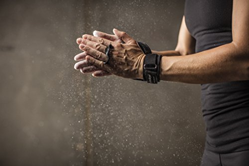 Harbinger Leather Palm Grips for Weight Lifting Hand Protection - size: Small