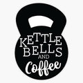 Kettlebells And Coffee Sticker Vinyl Decal Wall Laptop Window Car Bumper Sticker 5"