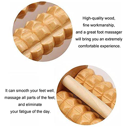 Large Dual Foot Massager Roller. Relaxation, Foot Pain, Plantar Fasciitis & Stress Relief. Includes Full Laminated Chart & Instructions. Latest Upgrade Model. - size: 10.67x7.44x1.73 Inch