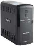 Amazon Basics UPS Battery Backup & Surge Protector, 1000VA/550W, 9 Outlets, Line Interactive Uninterruptible Power Supply with AVR Sinewave Technology, Black - size: Line Interactive, style: 9 Outlet (1000VA)