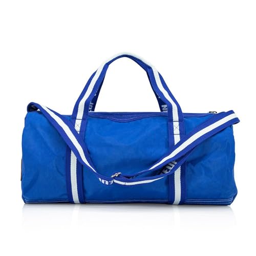 Fairtex BAG9 Retro Style Barrel Bag Thai Boxing Heavy Gym Bag Myay Thai MMA (Blue) - color: Blue