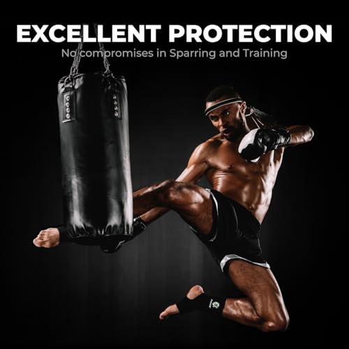 FIGHTR® Ankle Support | Unisex Adult Foot Bandage for Kickboxing, MMA, Muay Thai and Other Martial Arts.