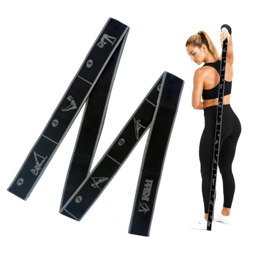 Multi-Loop Fabric Elastic Resistance Band for Working Out – Athlete Grade Heavy Band for Strength Training, Muscle Activation & Pre-Workout Warmup – Gym & Travel Band for Men & Women – 52 Inch