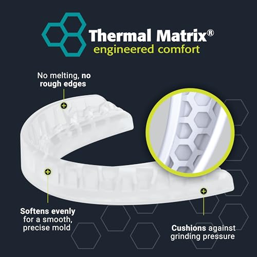 Dental Guard – Custom-Fit Mouth Guard for Grinding Teeth at Night – Slim Night Mouth Guards for Sleeping with Jaw Comfort – Easy & Secure Fit for Nighttime Enamel Protection (Clear, 1 Count)