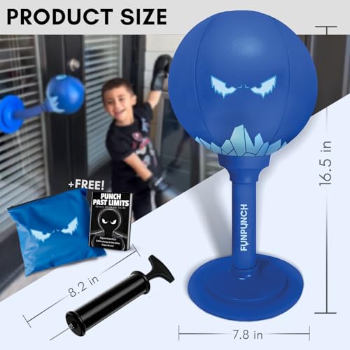 Bundle - Boxing Bag for Kids Plus Boxing Gloves - Kids Boxing Set