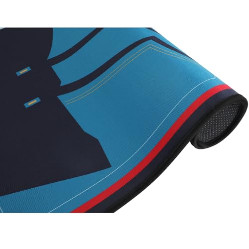 Non-Slip Floor Chair Mat 35"×47" for Evangelion Shinji Ikari Plugsuit Inspired Design - color: Shinji Ikari Plugsuit