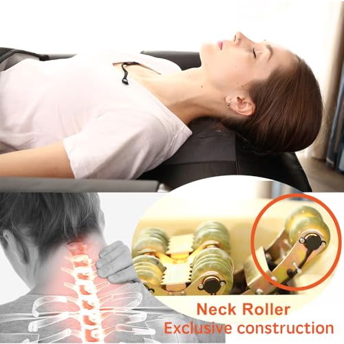 Premium Jade Roller Far Infrared Full Body Massage Bed Table (Black) - size: Full Body Massage Bed