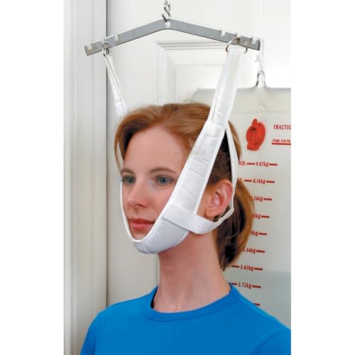DMI Replacement Foam Padded Head Halter for Home Over-the-Door Cervical Traction Sets to Relieve Neck Pain, White - size: 1 Count (Pack of 1)