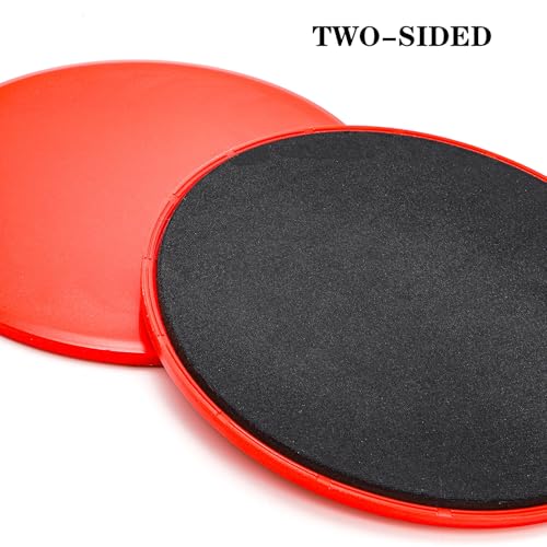 DEAYOU 20 Pack Core Sliders for Working Out, Dual Sided Exercise Gliding Discs, Exercise Sliders Fitness Discs for Training Abdominal Core Strength Full Body Workout on Carpet or Hardwood Floors
