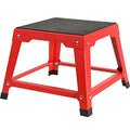 12 Inch Plyometric Platform Box Red Step Up Box Exercise Jump Box Gym Step Up Platform Fitness Jump Box Step Stool Exercise Jumping Box Step Stool Workout Exercise Fit Training