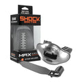 Shock Doctor Lip Guard, Adult and Youth Mouth Guard Football with Strap, Breathable Wide Opening Football Mouthpiece for Youth and Adults OSFA, Shock Doctor Mouth Guards, Max Airflow - color: Chrome Silver