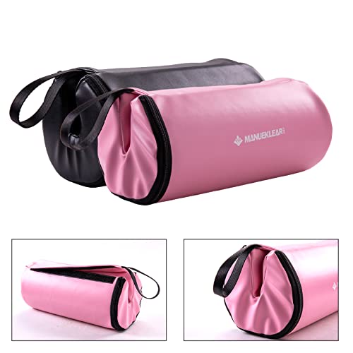 Hip Thrust Pad for Barbell 3.5" Thick Leather Olympic Barbell Pad for Bench Press Weightlifting Powerlifting - color: Pink