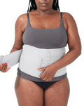 Bodily Postpartum Belly Band & Abdominal Binder for C-Section Recovery – Adjustable Compression Belly Wrap for Post Surgery Abdominal Support – Postpartum Belly Binder, Stomach Wrap, One Size