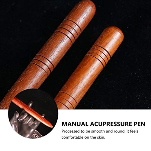 4Pcs Manual Acupressure Pen Wooden Thai Massage Stick Rod Deep Tissue Massage Tool Trigger Point Relief Pain Therapy Tools Full Body Relaxing Gifts Acupressure Pen,Acupressure Tools