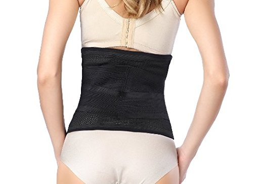 Postpartum Belly band Postpartum Recovery Surgery Support Belly Wrap for C-Section Hernia and Tummy Tuck Abdominal Compression Binder - size: 3XXX-Large:53"Length*9"Width