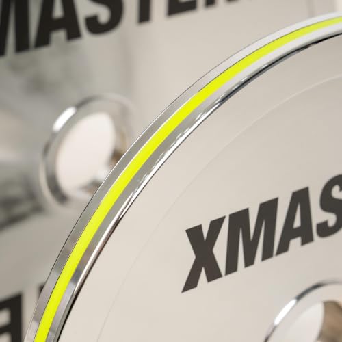 XMASTER FITNESS Chrome Steel Plates - size: 25LB Pair