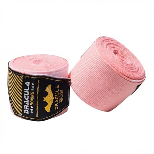 Toichi Hand Wraps for Boxing, Muay Thai, MMA –5M/197 Inches Kickboxing Hand Wraps for Men & Women, Protective Training Wrist Strips for Combat Sports, Martial Arts, Punching Bag Workout - color: Sakura Pink