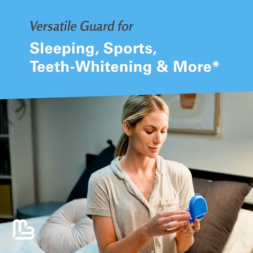 Dental Mouth Guards for Clenching – Custom Fit Nighttime Protection Guard for Sleeping for Adults & Kids – Includes 4 BPA-Free Guards & 1 Case by M3