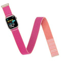 Arm/Ankle Band Compatible with Apple Watch 38mm 40mm 41mm 42mm 44mm 45mm 46mm 49mm for Women Men, Adjustable and Breathable Nylon Armband/Ankle Strap for iWatch SE3 2 1 Ultra Ultra2 Ultra3 Series 11 10 9 8 7 6 5 4 3 2 1 - color: Standard (Pomegranate), si