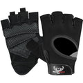 BEAST RAGE Fingerless Weight Lifting Gloves with Palm Protection Padding, Breathable Lightweight Gym Gloves for Men, Women, Weightlifting, Cycling, Exercise, Training Pull Up - color: Black, size: Medium