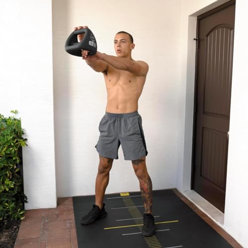 TRX YBell Neo Series 3-in-1 Kettlebell, Dumbbell and Push Up Bar Workout Equipment | Commercial Grade Neoprene Coated Surface | Perfect for Strength Training & Conditioning Workouts | Bundle - size: 180lbs 10-Pack