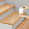 SMILOOL Clear Non Slip Stair Treads for Wooden Steps Indoor 5 Pack 4" x 28" Pre-Cut Anti Slip Stair Strips for Wood Stairs, Grip Tape Transparent Step Tread Grips for Dogs Kids and Pets, Waterproof - size: 4" X 28"