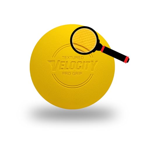 Velocity Pro Grip Lacrosse Balls - 6, 12, 18, 60 and 120 Packs - Certified for Youth, Club, High School, CLA, and College Game Play - color: Yellow, size: 60 Balls