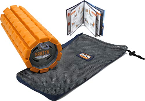 Brazyn Morph Foam Roller: Collapsible Travel Foam Roller for Back Pain Relief, Workout Muscle Recovery, Back Massager, Deep Tissue Leg Massage, Back Cracker (Sunset Orange, Traditional) - color: Sunset Orange, size: Traditional