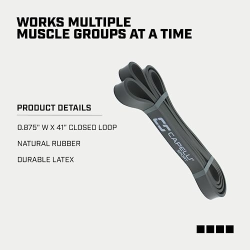 Capelli Sport Workout Bands, Physical Therapy - color: Black, Grey