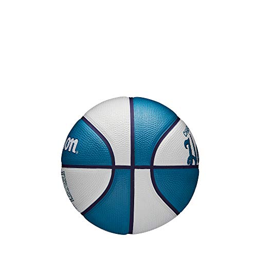 WILSON NBA Team Retro Mini Basketballs - Mini Size - 3" - color: Charlotte Hornets, size: Mini