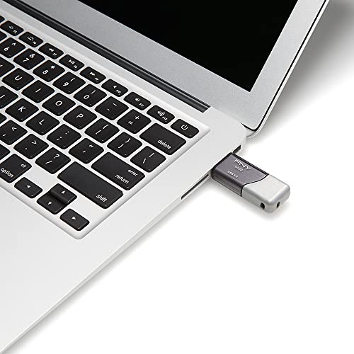 PNY 64GB Turbo Attaché 3 USB 3.0 Flash Drive, Silver (Pack of 5)