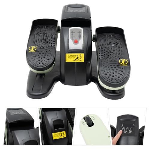 Under Desk Elliptical Machine for Seniors, Exercise Pro Machine for Seniors, w/LCD Screen Displays, Pedal Exerciser with Remote Control, Electric Elliptical Trainer for Home