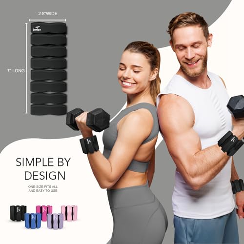 Ankle Wrist Weights for Women Men A Pair of 2lbs/3lbs/4lbs | Adjustable Arm & Leg Weights, Silicone Weighted Bracelet for Pilates Yoga Water Pool Walking Home Fitness Strength Training - color: Black, size: 3lbs Pair (1.5lb each weight)