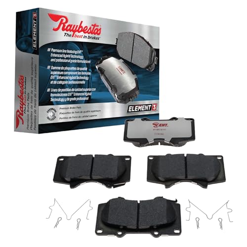 Raybestos Element3 Automotive Replacement Rear Brake Pad Set for Select Ford, Mazda, Chevrolet (EHT1095H) - size: One Size, style: EHT1095H
