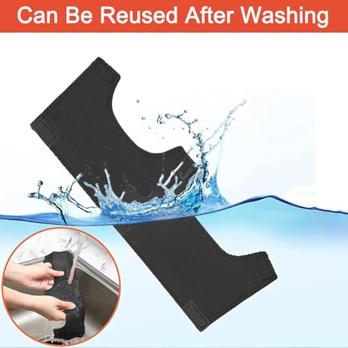 10Pcs Hard Hat Sweatband Washable Cotton Hardhat Liner Reusable Hardhat Accessories Air Cushion Sweatband - color: Black 10pcs