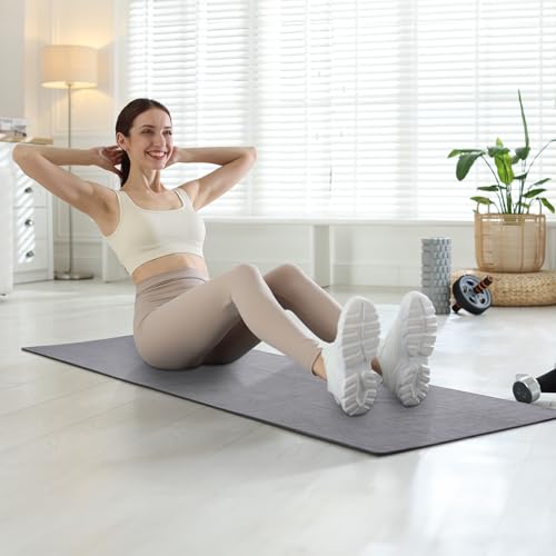 Hot Yoga Towel, 2 Pack Yoga Mat Towel with Grip Dot Non Slip Yoga Towels for Hot Yoga Sweat Absorbent Microfiber Pilates Towel for Bikram Exercise and Fitness
