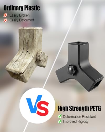 Frame Connector Replacement Part Compatible with Lovevery The Play Gym Frame, Durable PETG Arch Joint Mount Hardware, Structural Support Connector, Easy Installation, Black