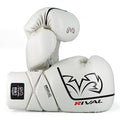 RIVAL Boxing RS1 2.0 Ultra Pro Sparring Gloves, Lace-up Closure - Super-Resistant Microfiber, Soft Inner Lining, and High-Density Padding - color: White, size: 18 oz.