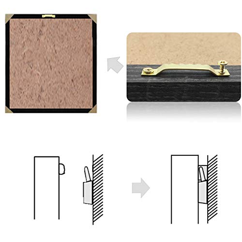 50 Pack Small Sawtooth Picture Hangers Steel Picture Hangers Picture Frames Hangers with Screws Picture Hang Solutions, for Hanging Clock Paintings Artwork Picture Frame Hook Photos(Gold) - color: Small Gold -50 Pack