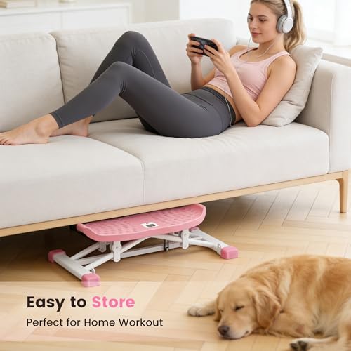 soges Balance Board Trainer with Resistance Bands & LCD Display, Ski Balancing Machine for Full Body Workout, Wobble Board Core & Cardio Stepper for Home Gym, 330 LBS Capacity