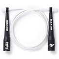 EliteSRS 10 Foot Outdoor Rated 5Mm Pvc, Boxer Jump Rope 3.0 with Smooth Action Polymer Handles and Ergonomic Slip-Resistant Dimpled Grips White | Professional boxing rope. Smooth-action handles with slip-resistant grips. Fitness and cardio.