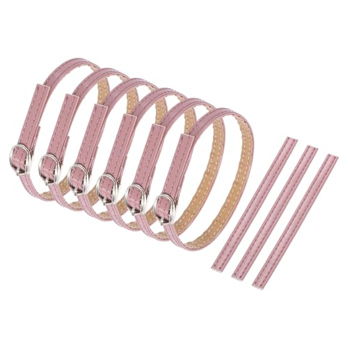 uxcell Replacement Ankle Strap for Heels Detachable Shoe Straps PU Leather Shoe Band - color: Piano Purple