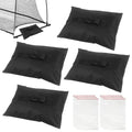 Klmnop 4PCS Sports Net Sandbags, Weighted Anchor Bags for Baseball Nets, Soccer Goals, Golf Nets, Football & Hockey Nets, Small Sand Bag for Weight Stability
