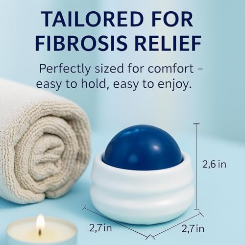 Lymphatic Drainage Massager, Fibro Roller Ball for Post Surgery Recovery | Handheld massager for post-surgery recovery after liposuction, 360 lipo, tummy tuck and BBL