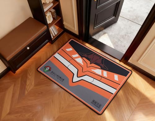 Chair Mat for Hardwood Floor - Office Chair Mat for Evangelion Unit-00 Mech Inspired Design, Anti-Slip, Easy Clean & Machine Washable (35"×47") - color: Unit-00