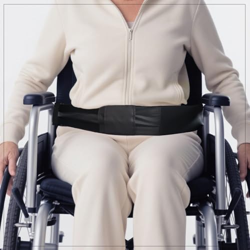 Wheelchair Thigh Strap Leg Strap for Wheelchair Keeping Legs Together Wide Elastic Leg Support Strap for Wheelchair Users Elderly Dementia Paralysis Parkinson's Legs Spasm