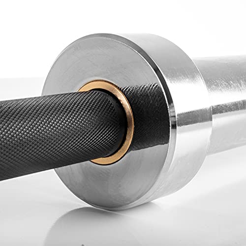 XMARK Olympic Weight Set | TEXAS STAR Weight Set Rubber-Coated Olympic Weight Set With XMARK BLACKSMITH Barbell Bar, Barbell Weight Set, Weights, Barbell - color: 02) Straight Bar