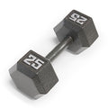 Marcy Cast Iron Hex Dumbbells Collection - Available size from 3-lb to 100-lb, SOLD INDIVIDUALLY - style: 25lbs